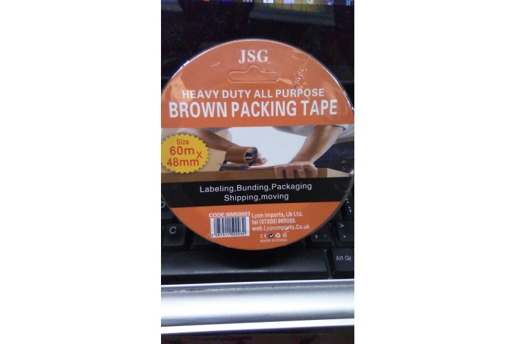 JSG Brown Tape 60m x 48mm