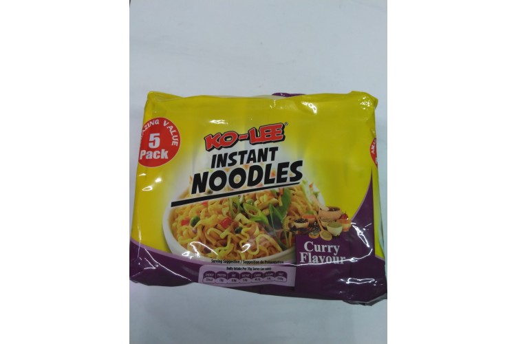 Ko Lee Instant Noodles Curry Flavour 5 pack