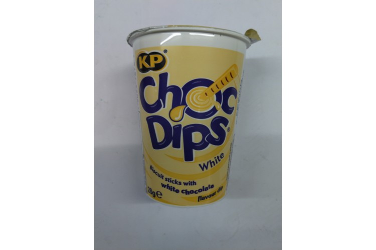 KP Choc Dips White 