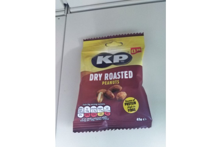 Kp Dry Roasted Peanuts 65ge