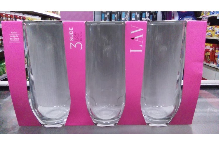 LAV 3 Sude Drinking Glasses