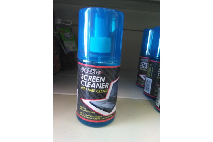 LAZER SCREEN CLEANER WITH FREE CLOTH