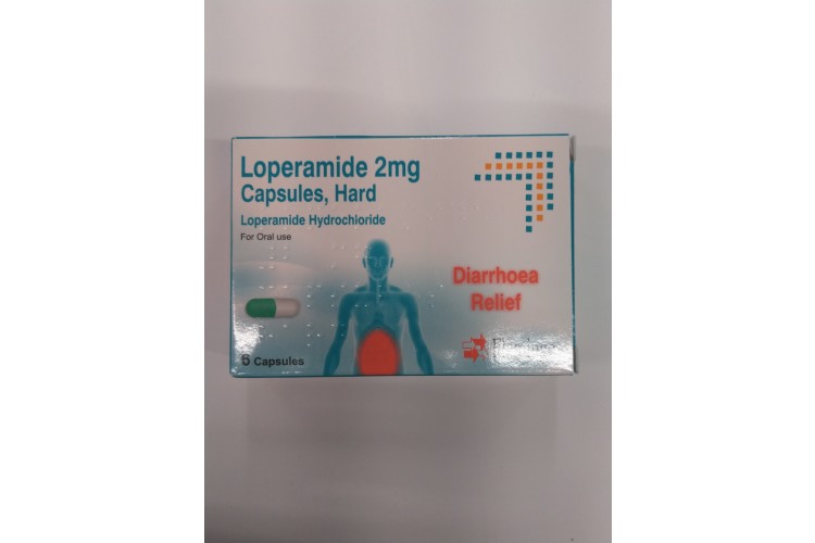 Loperamide 2mg Capsules Diarrhoea Relief 6 Capsules