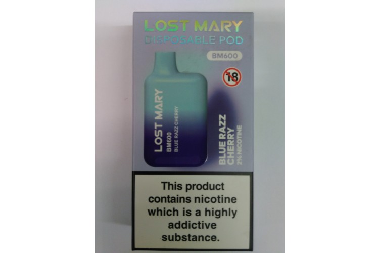 Lost Mary BLUE RAZZ CHERRY 600 Puffs