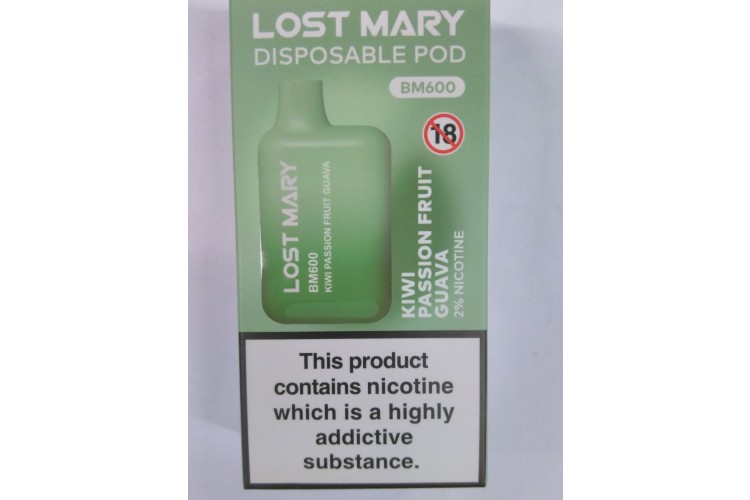 Lost Mary Disposable Pod Kiwi Passion Fruit Guava BM600 