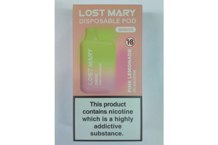 Lost Mary Disposable Pod Pink Lemonade BM600 