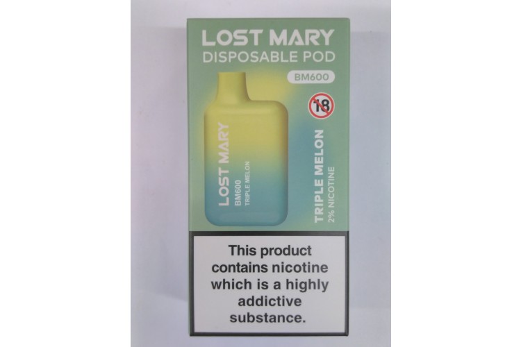 Lost Mary Disposable Pod Triple Melon BM600 - 8 Till Late / Deliver Cardiff