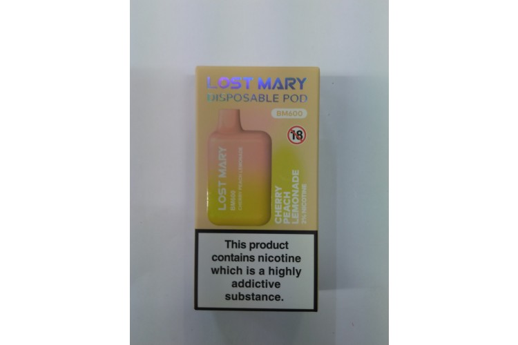 Lost Mary Cherry Peach Lemonade 600 Puffs