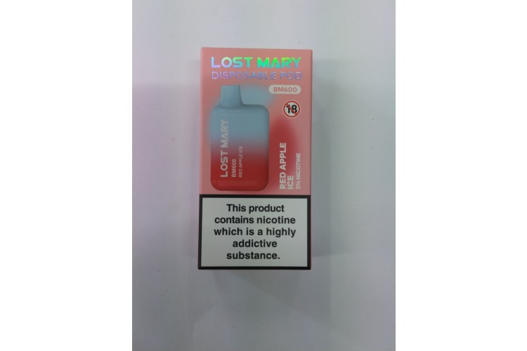 Lost Mary Red Apple ice 600 puffs