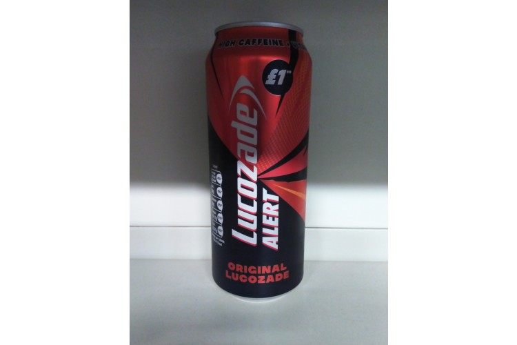 Lucozade Alert: Original Lucozade 500ml Can