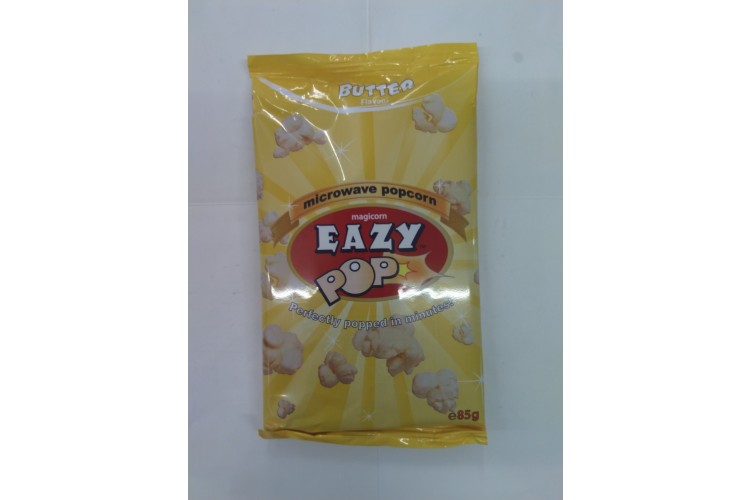 Magicorn Eazy Pop Microwave Popcorn Butter Flavour 85g