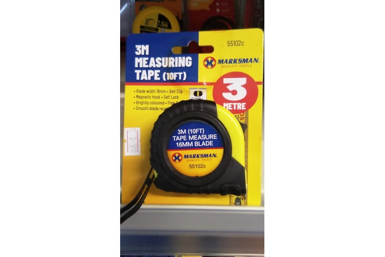 Marksman Measuring Tape 3M / 10ft