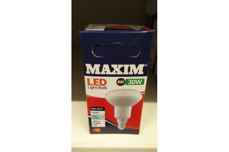 MAXIM LED Light Bulb 4w = 30w