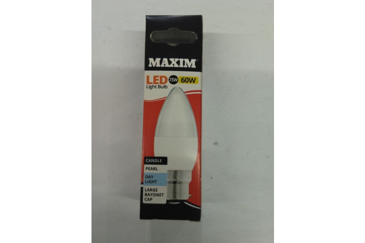 Maxim LED Light Bulb 7.5W=60W Day Light