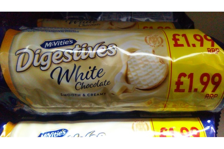 McVities Digestives White Chocolate 232g