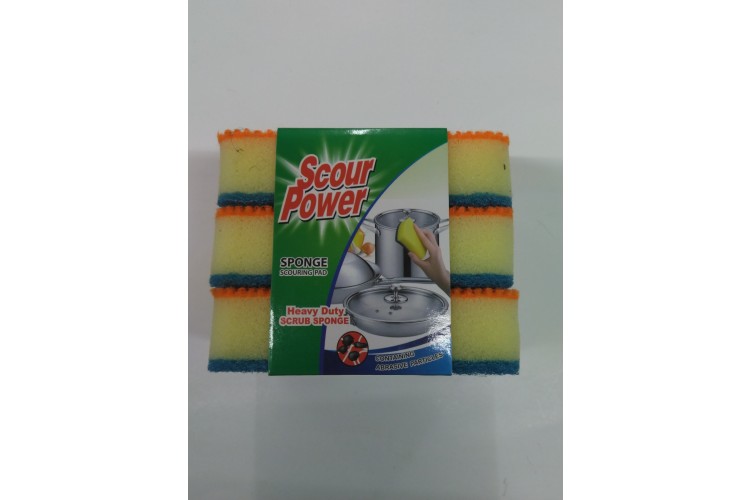 Meilee Scour Power Heavy Duty Scrub Sponge