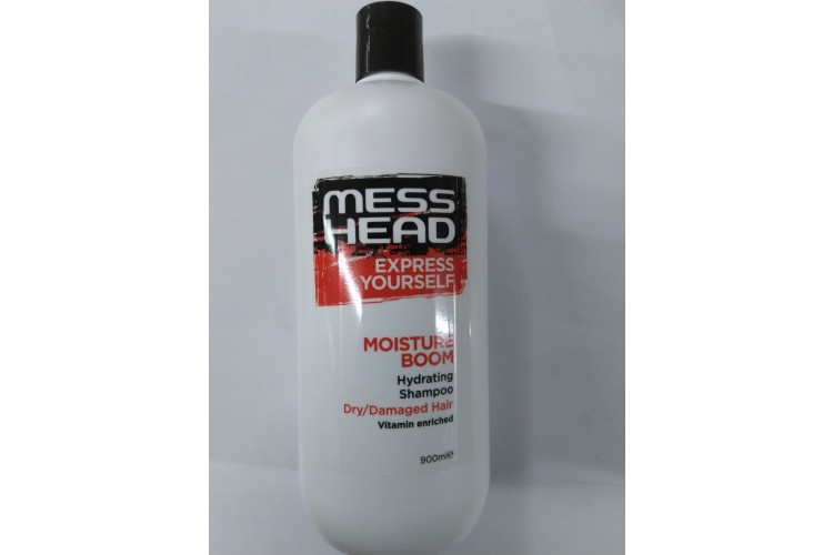 Mess Head Moisture Boom Shampoo Dry/Damaged Hair 900ml