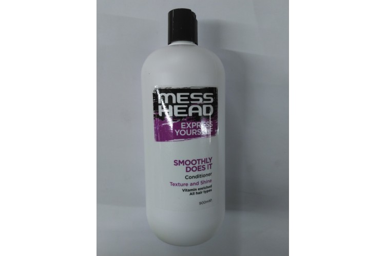 Mess Head Smoothly Does It Conditioner Texture And Shine 900ml