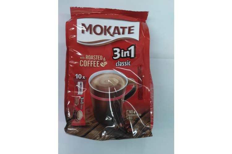 Mokate 3 in 1 Classic With Roasted Coffee 10 Pack