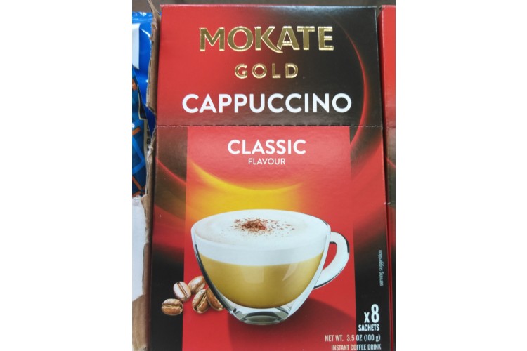 Mokate Gold Cappuccino Classic Flavour 8 Sachets 100g