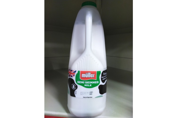 Muller Milk Semi Skimmed 2 Litre