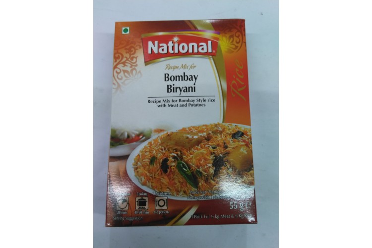 National Bombay Biriyani 55g ANY 2 FOR £1.50