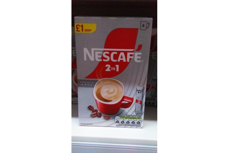 Nescafe 2in1 6 x 16g 96g 