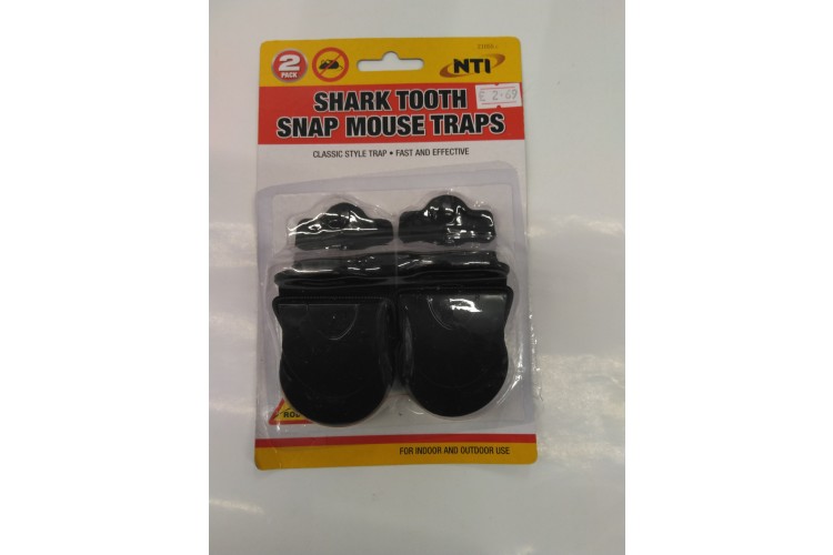 NTI Shark Tooth Snap Mouse Traps 2 Pack