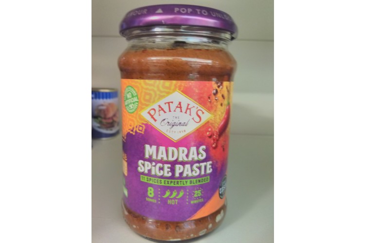 Pataks Madras Spice Paste Hot 283g