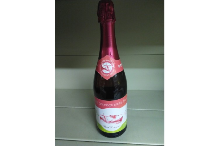 Paul Brassac Organic Sparkling Juices Apple Pomegranate Flavor 750ml