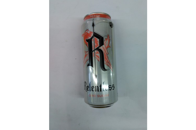 Peach Relentless Zero sugar 