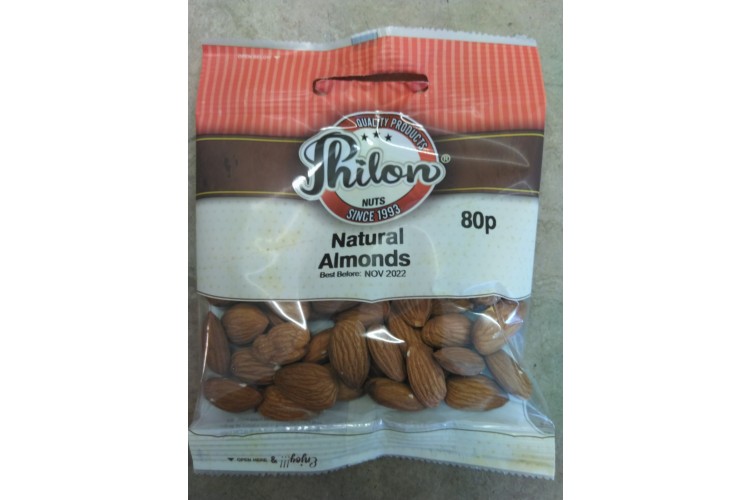 Philon Nuts Natural Almonds 50g