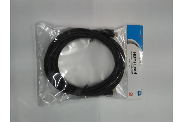 PowerPlus HDMI Lead High Speed HDMI to HDMI Cable Lead 4 Metre