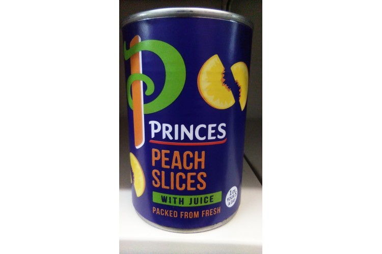 Princes Peach Slices With Juice 410g