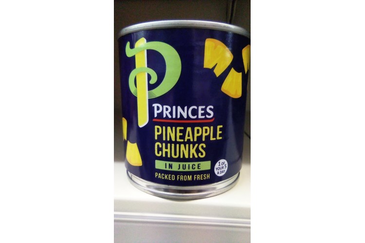 Princes Pineapple Chunks In Juice 432g