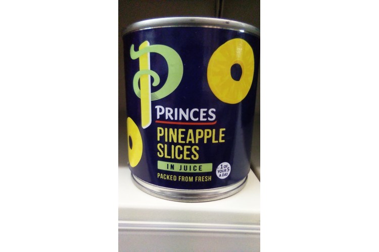 Princes Pineapple Slices In Juice 432g