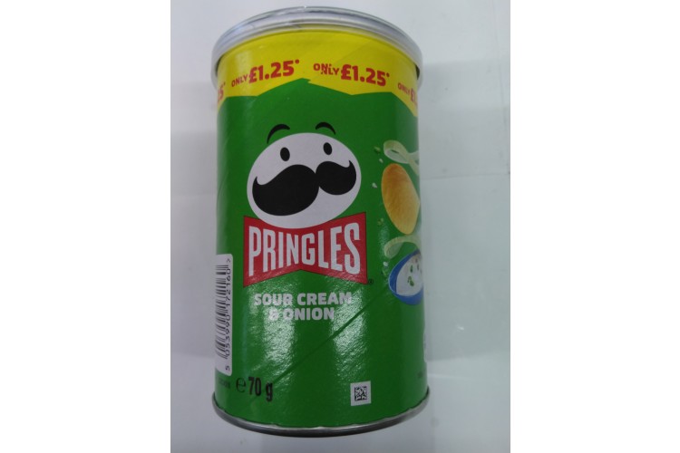 Pringles Sour Cream & Onion 70g Pm £1.25