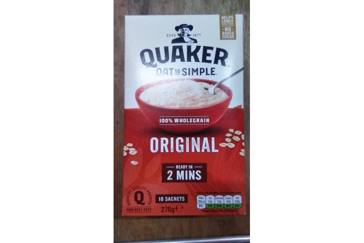 Quaker 100% WholeGrain Orignal 360g