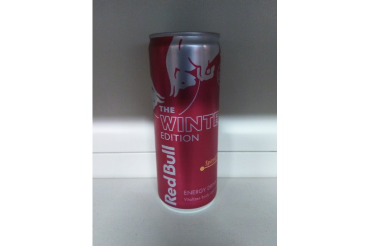 Red Bull Spiced Pear: The Winter Edition in a 250ml can