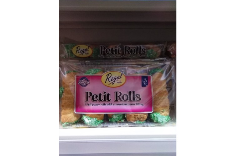 Regal Bakery 5 Petit Rolls With Cream Filling