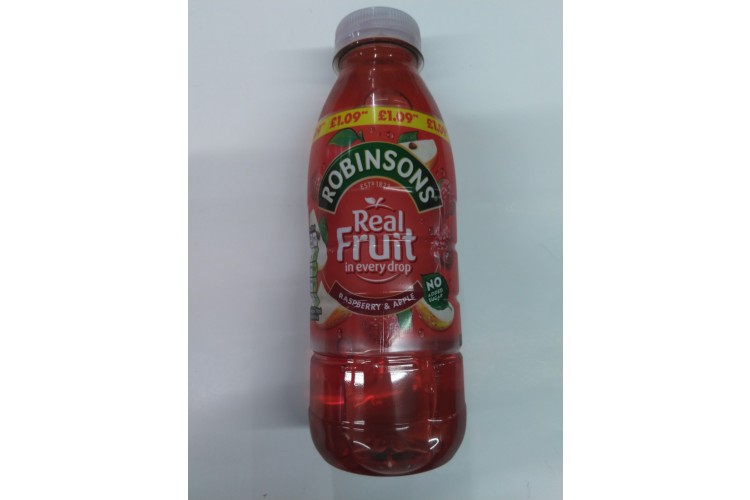 Robinsons Real Fruit Raspberry & Apple No Added Sugar 500 ml