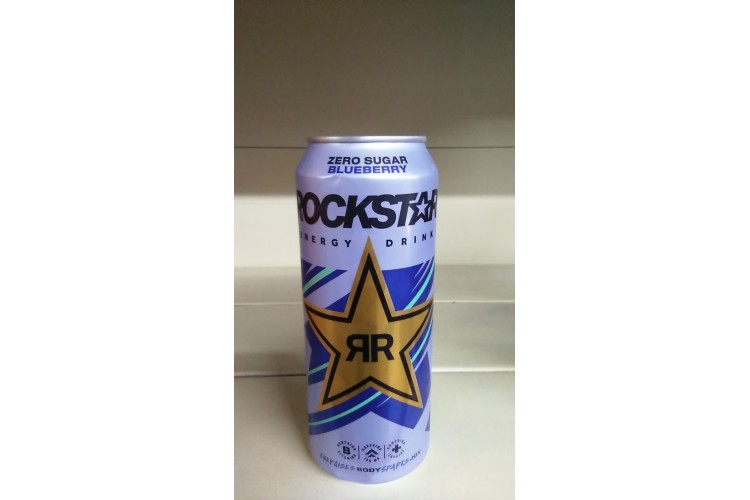 Rockstar Zero Sugar Blueberry Energy Drink 500ml