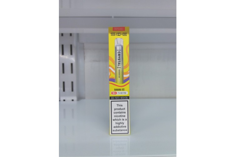 Ske Crystal Banana Ice 600puffs