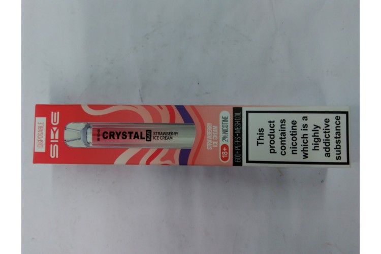 Ske Crystal Strawberry Ice Cream 600puffs