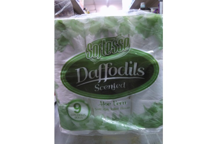 Softesse Daffodils Scented Aloe Vera 9 Luxurious Rolls