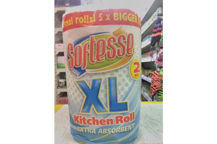 Softesse XL Kitchen Roll Extra Absorbent, 2 Ply, 5x Bigger