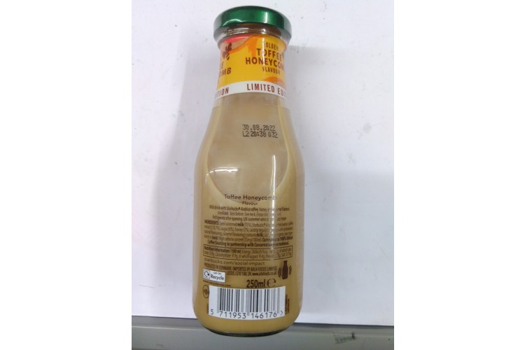 Starbucks Golden Toffee Honeycomb Flavour Frappuccino 250ml