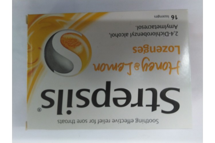 Strepsils Honey & Lemon Lozenges 16pk