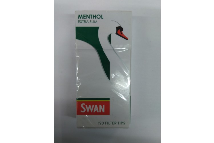 Swan Menthol Extra Slim Filter Tips 120pk