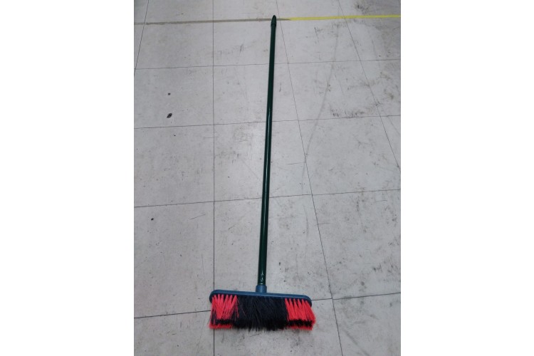 Sweeping Brush And Green Handle